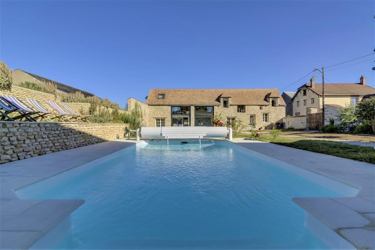 Incroyable Villa A Amponville Avec Piscine Privee. Exteriör bild