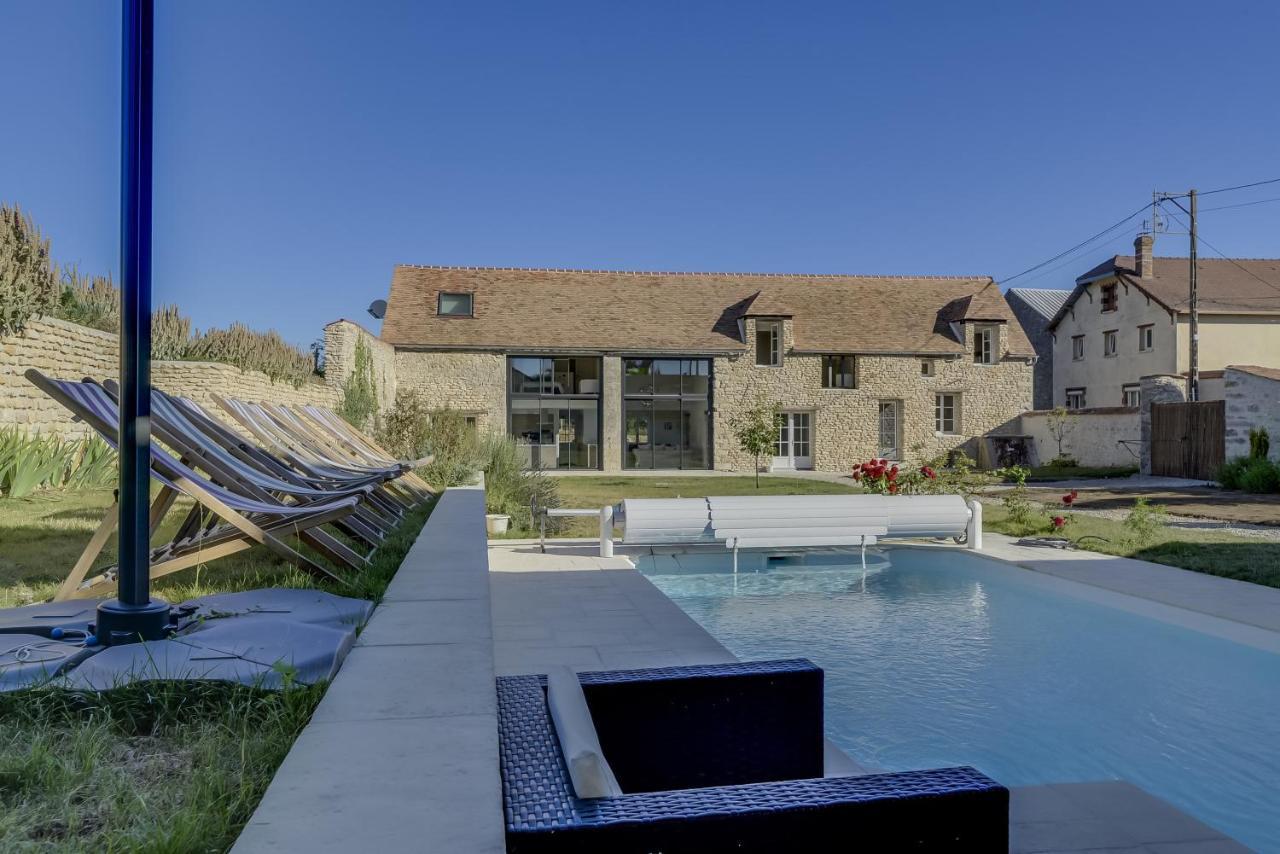 Incroyable Villa A Amponville Avec Piscine Privee. Exteriör bild